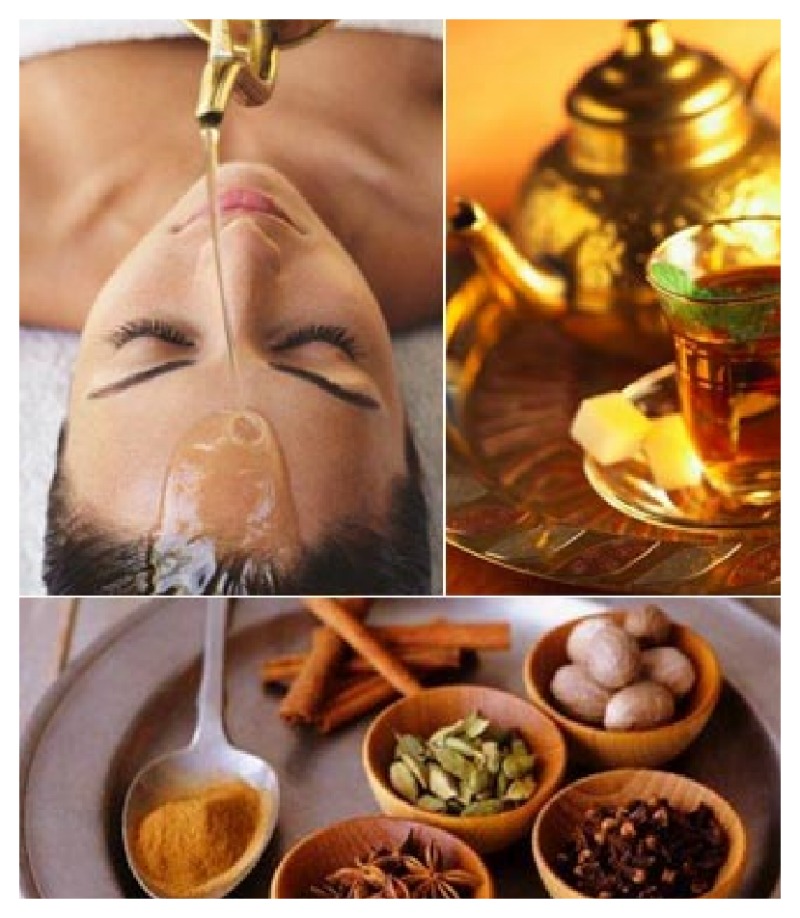 Nomad Luxuries; a photo showing the process of pouring natural oils to relax the mind and body. 