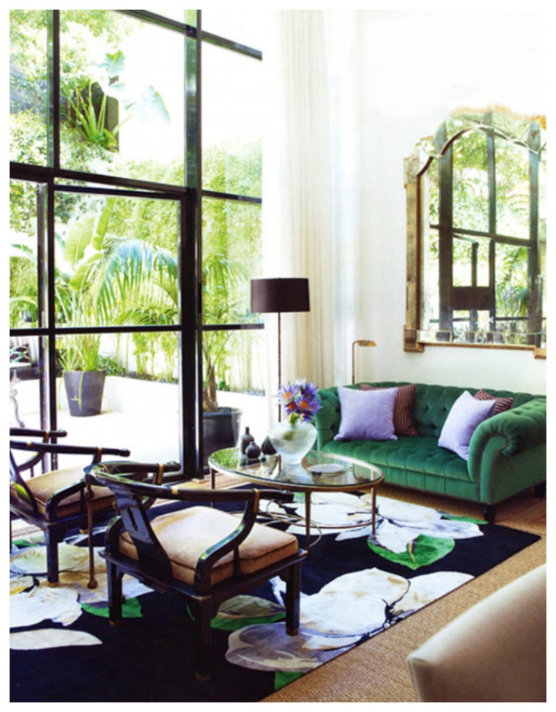 Monday Obsession: Green Velvet Sofas - Nomad Luxuries