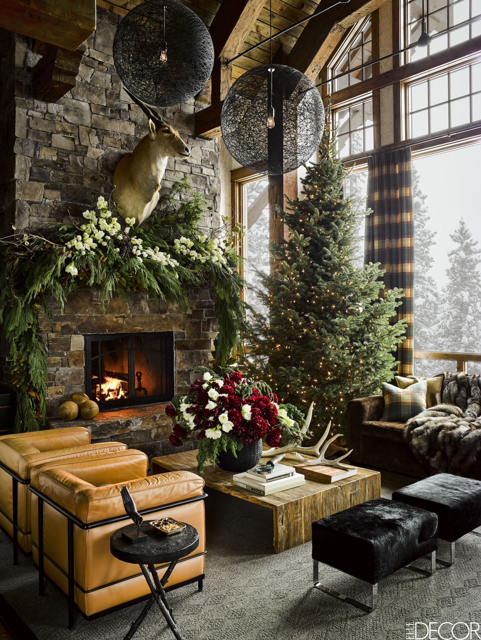 NoMad Luxuries Winter Holiday Cabin Home Tour and Interior Inspiration