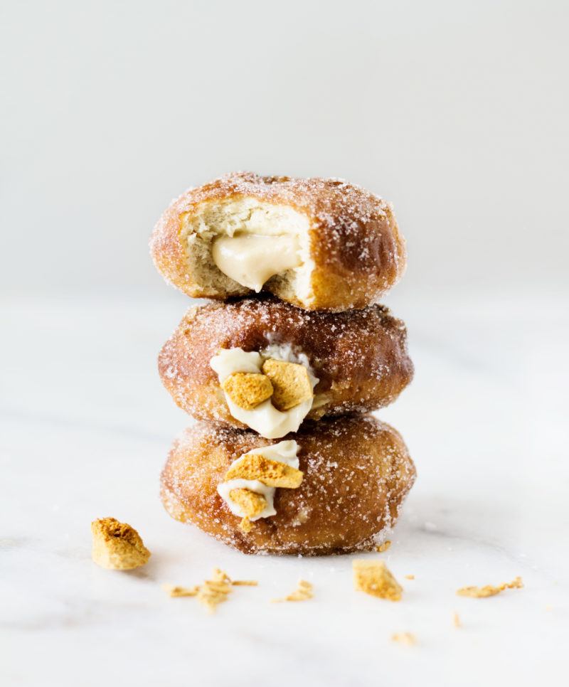 NoMad Luxuries Sunday Pairings with honeycomb vegan donuts 