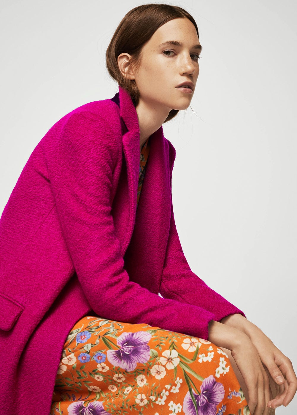 fuschia coat - Nomad Luxuries