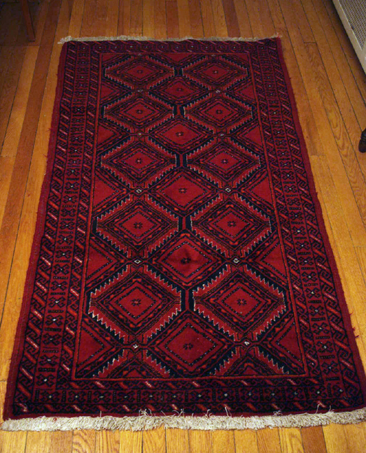 Nomad Luxuries image of another ornate Persian Tribal Baluchi Wool Rug